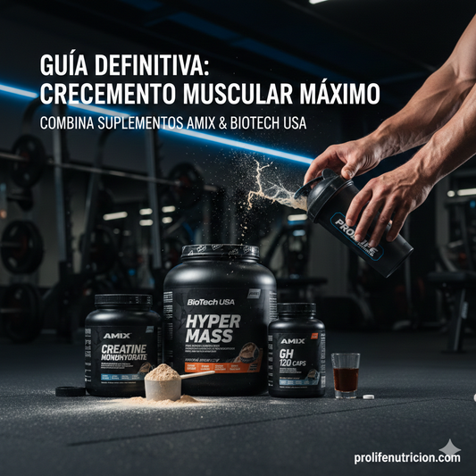 Guía Definitiva: Cómo Combinar Suplementos para el Crecimiento Muscular Máximo