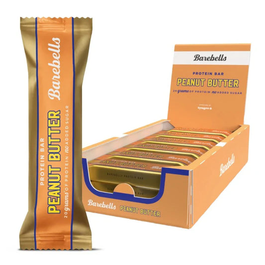 BAREBELLS BARS PEANUT BUTTER 55GR X 12UDS