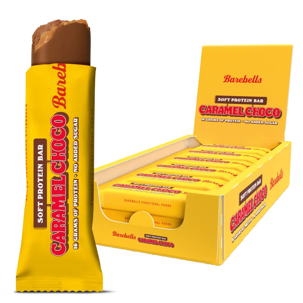 BAREBELLS BARS SOFT CARAMEL CHOCO 55GR X 12UDS
