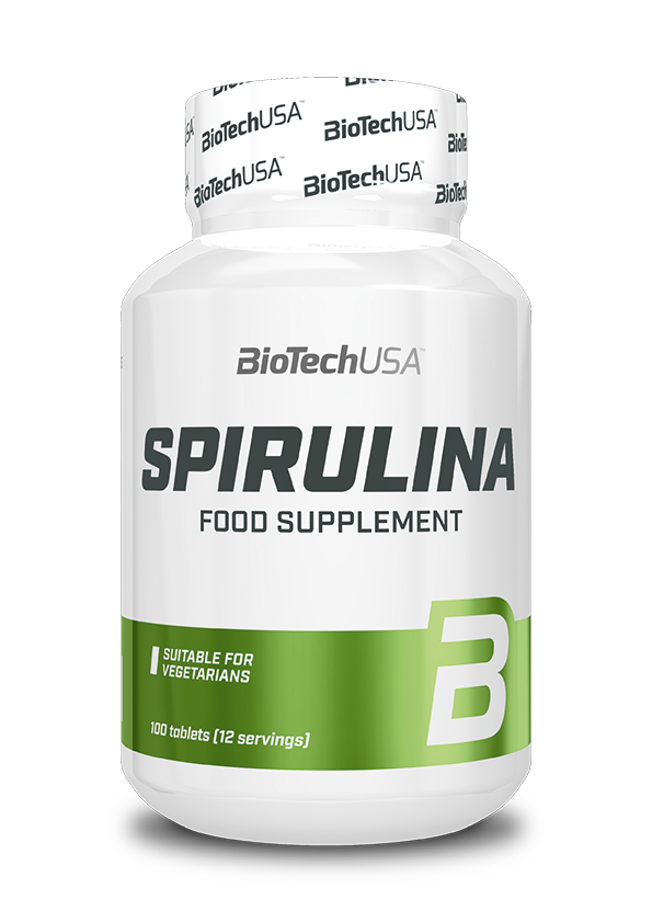 BioTech USA Spirulina 100 Capsulas