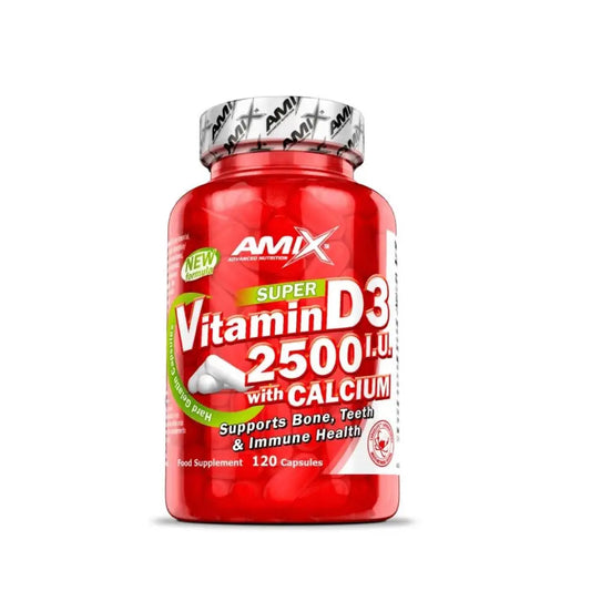 AMIX VITAMIN D3 2500 IU WITH CALCIUM 120 CAPS